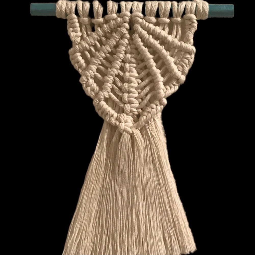 𝅺MACRAME boho ivory wall hanging.‎ Handmade
